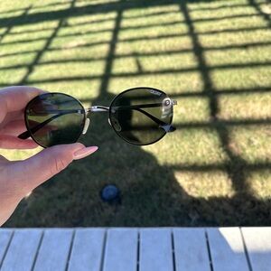 Quay Australia green with gold and tortoise hardware Sunglasses